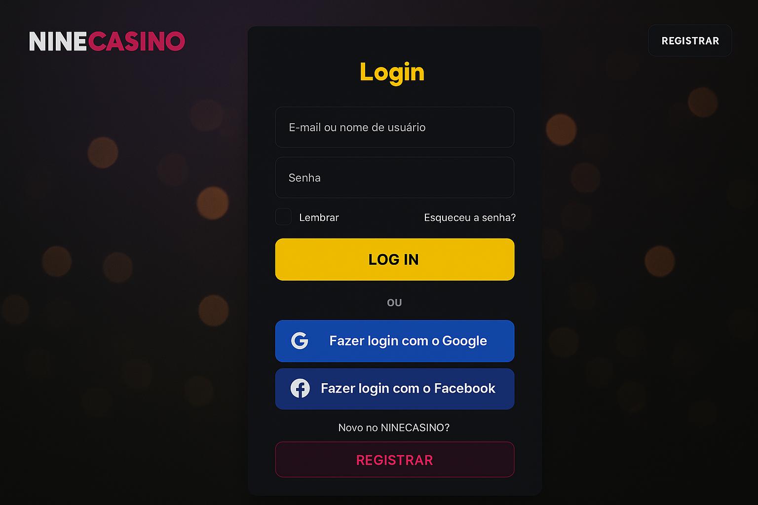Registro na NINECASINO Garante Acesso a uma Vasta Seleção de jogo